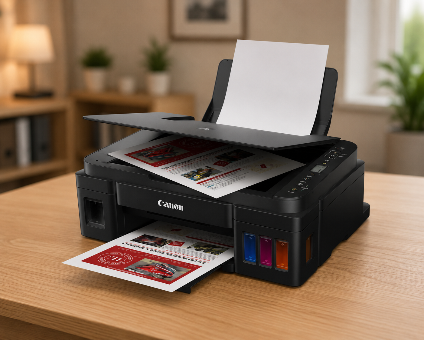 Canon G3010 Ink Tank All In One Printer - Wi Fi - Display