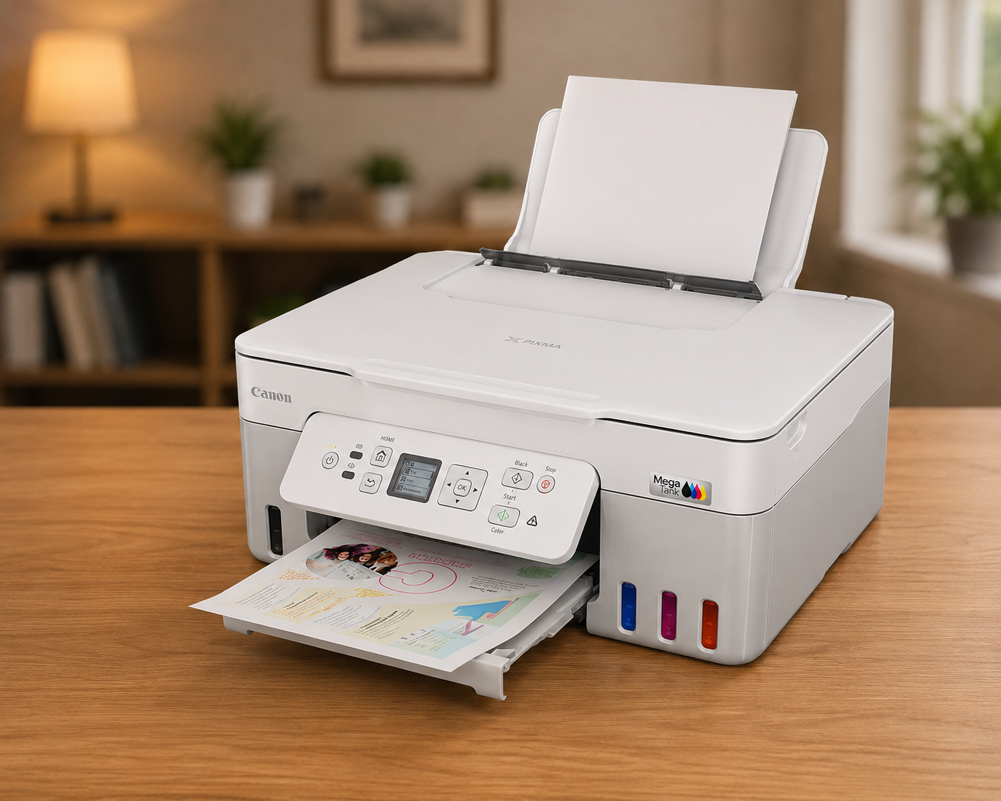 Canon G3780 Ink Tank All In One Printer - Wi Fi, Lan Duplex