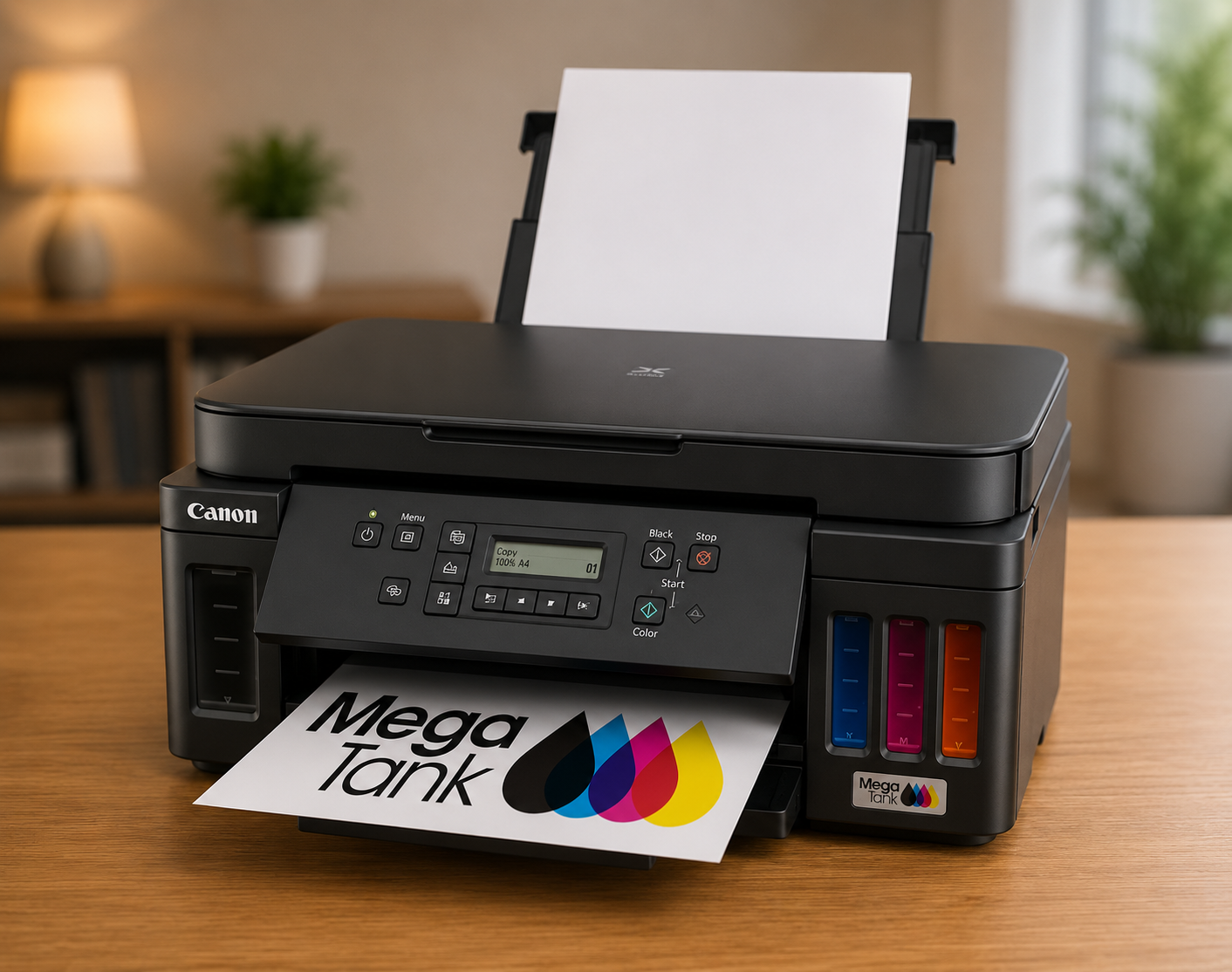 Canon G6070 Ink Tank All In One Printer - Wifi, Lan, Duplex
