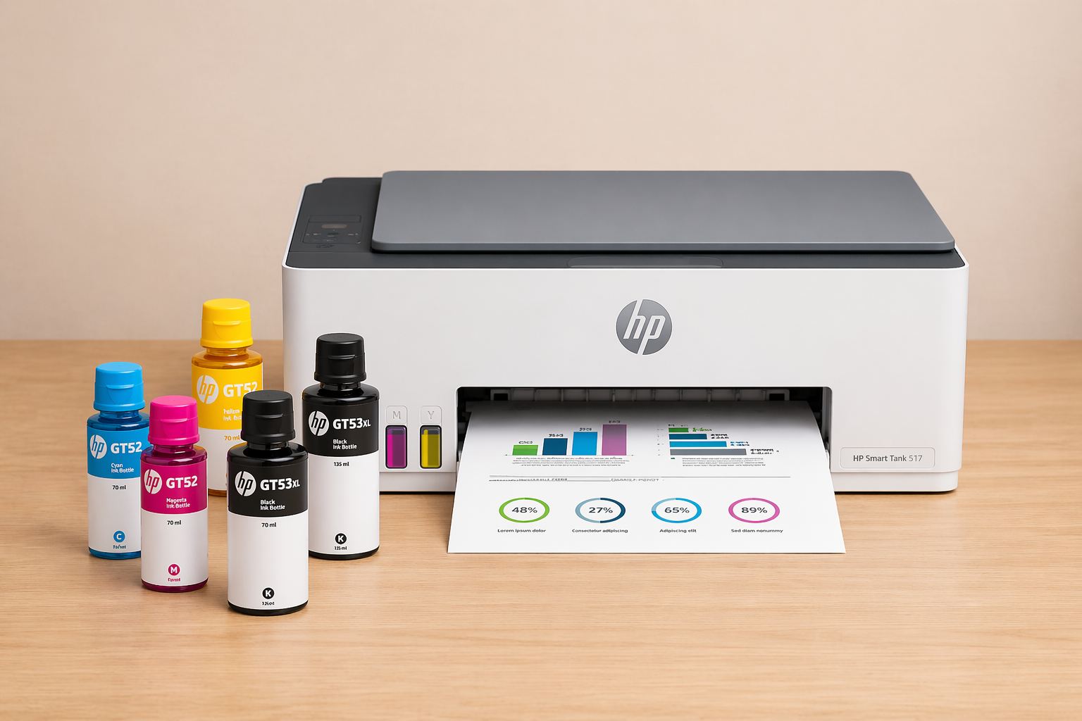 HP 524 All In One Ink Tank printer - Wired 2Yrs