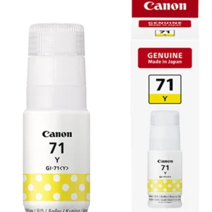 Canon PIXMA GI71 Y for G1020,G2020,G2021,G2770,G3770,G4770, G1730,G2730,G3730 Yellow Ink Bottle