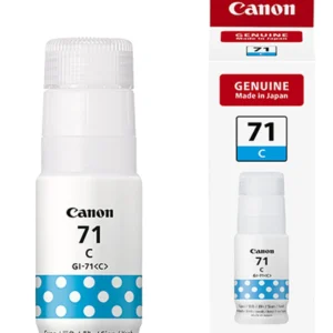 Canon PIXMA GI71 C for G1020,G2020,G2021,G2770,G3770,G4770, G1730,G2730,G3730 Cyan Ink Bottle